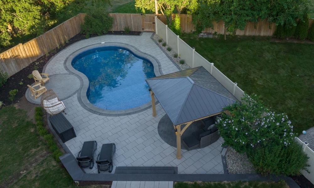 toronto backyard gorgeous gazebo